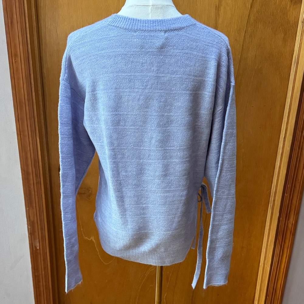 NWT Anthro Heartloom Faux Wrap Sweater. Size Large - Picture 5 of 5